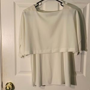 Zara Top in off white/cream color